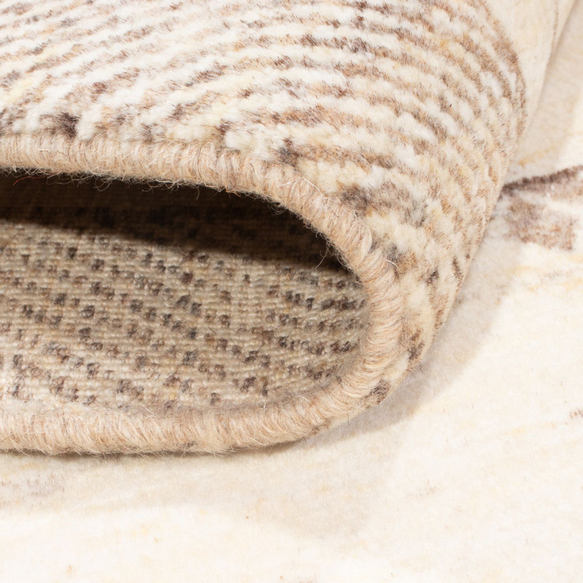 Gabbeh-tæppe - Persisk - 145 x 96 cm - lys beige