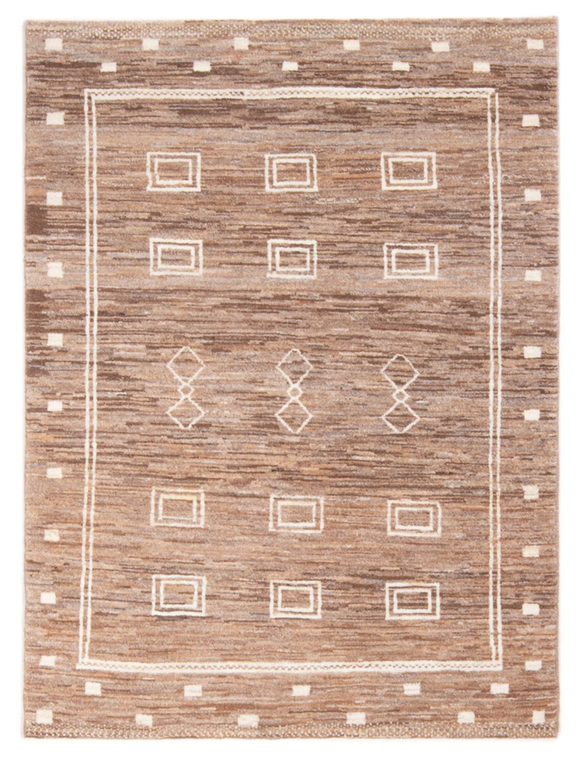 Gabbeh-tæppe - Persisk - 149 x 99 cm - brun