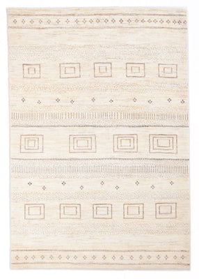 Gabbeh-tæppe - Persisk - 175 x 120 cm - lys beige