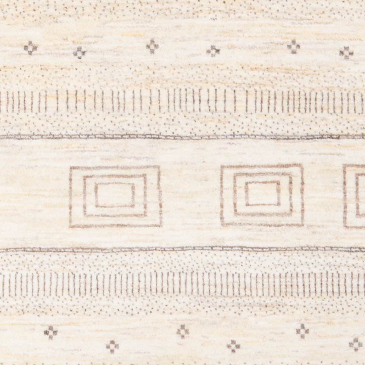Gabbeh-tæppe - Persisk - 175 x 120 cm - lys beige