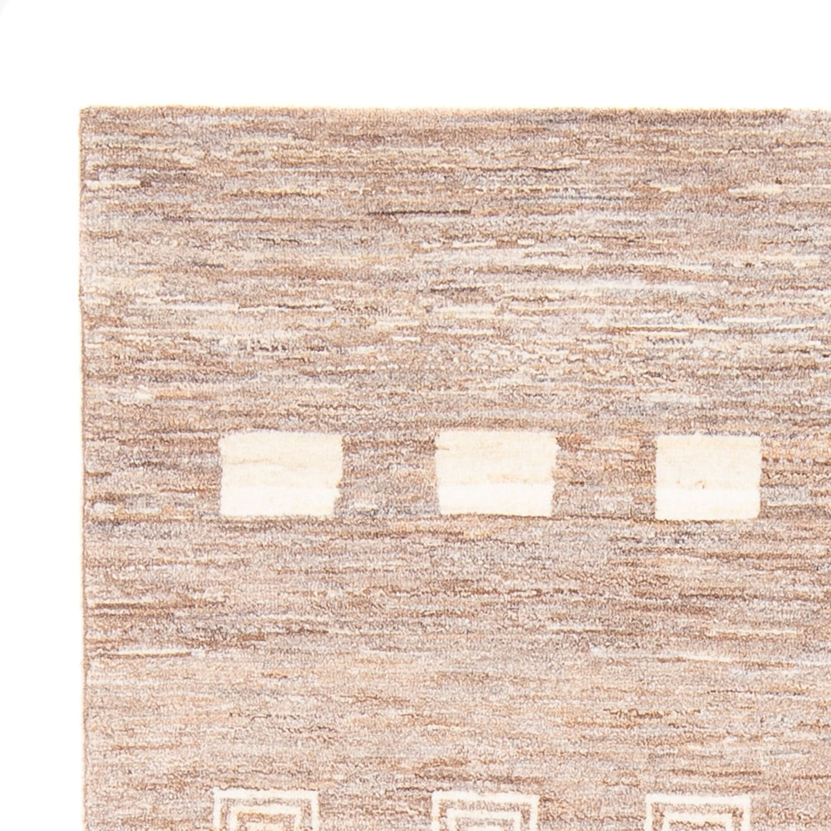 Gabbeh-tæppe - Persisk - 178 x 117 cm - mørk beige