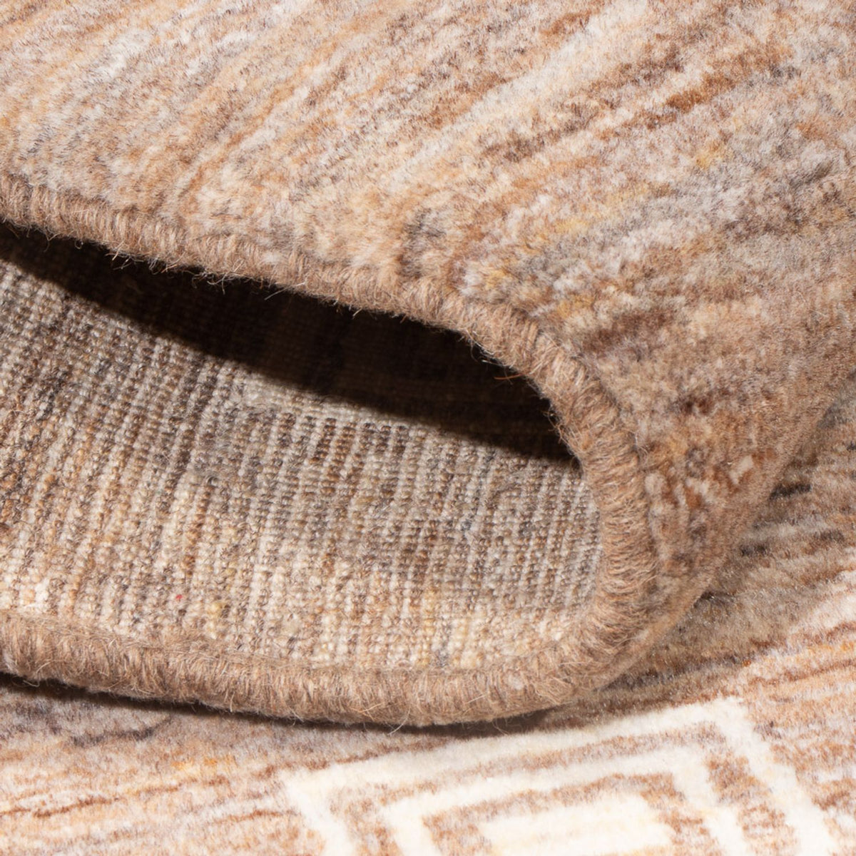 Gabbeh-tæppe - Persisk - 178 x 117 cm - mørk beige