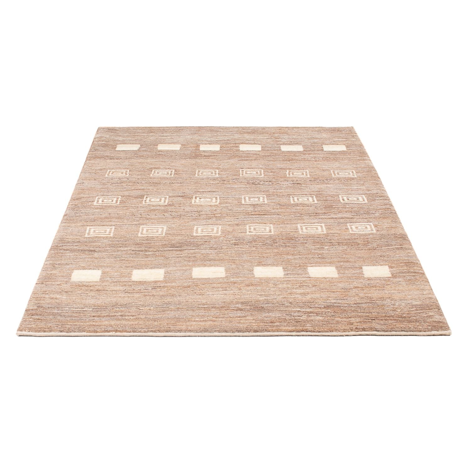 Gabbeh-tæppe - Persisk - 178 x 117 cm - mørk beige