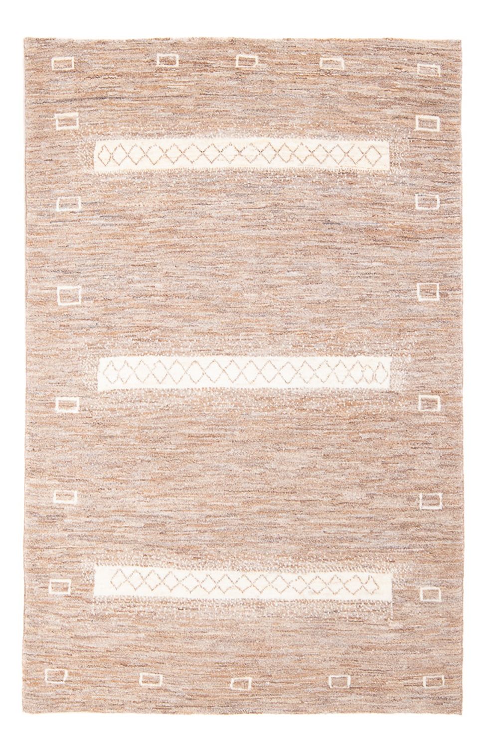Gabbeh-tæppe - Persisk - 171 x 116 cm - mørk beige