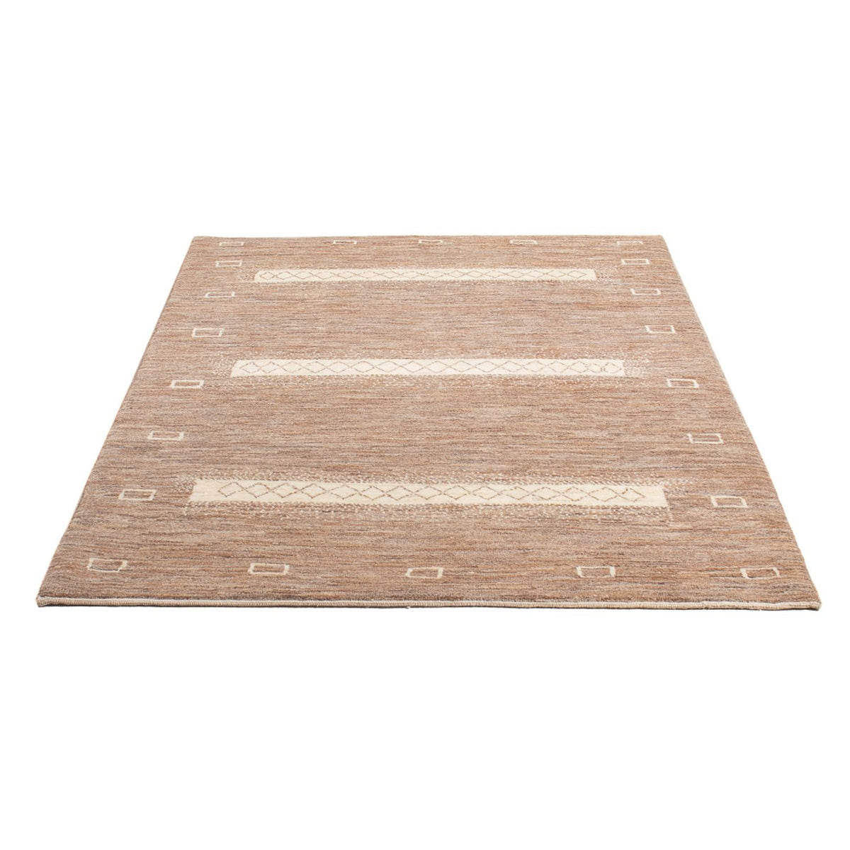 Gabbeh-tæppe - Persisk - 171 x 116 cm - mørk beige