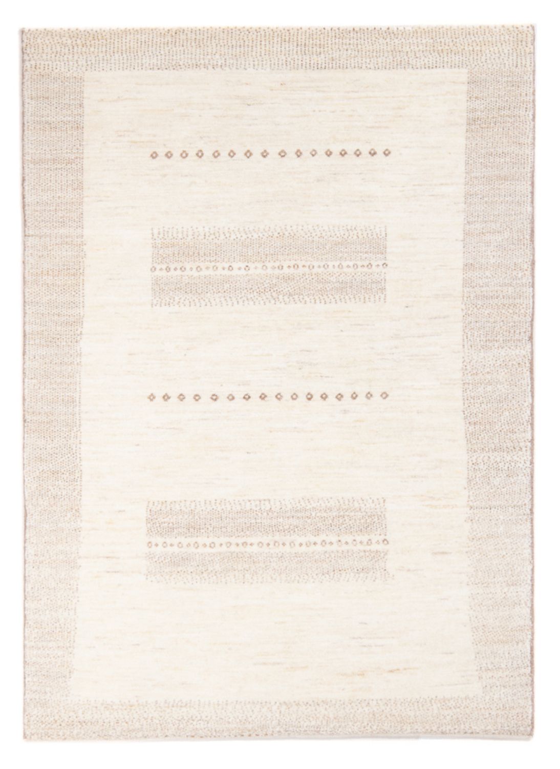 Gabbeh-tæppe - Persisk - 151 x 100 cm - lys beige