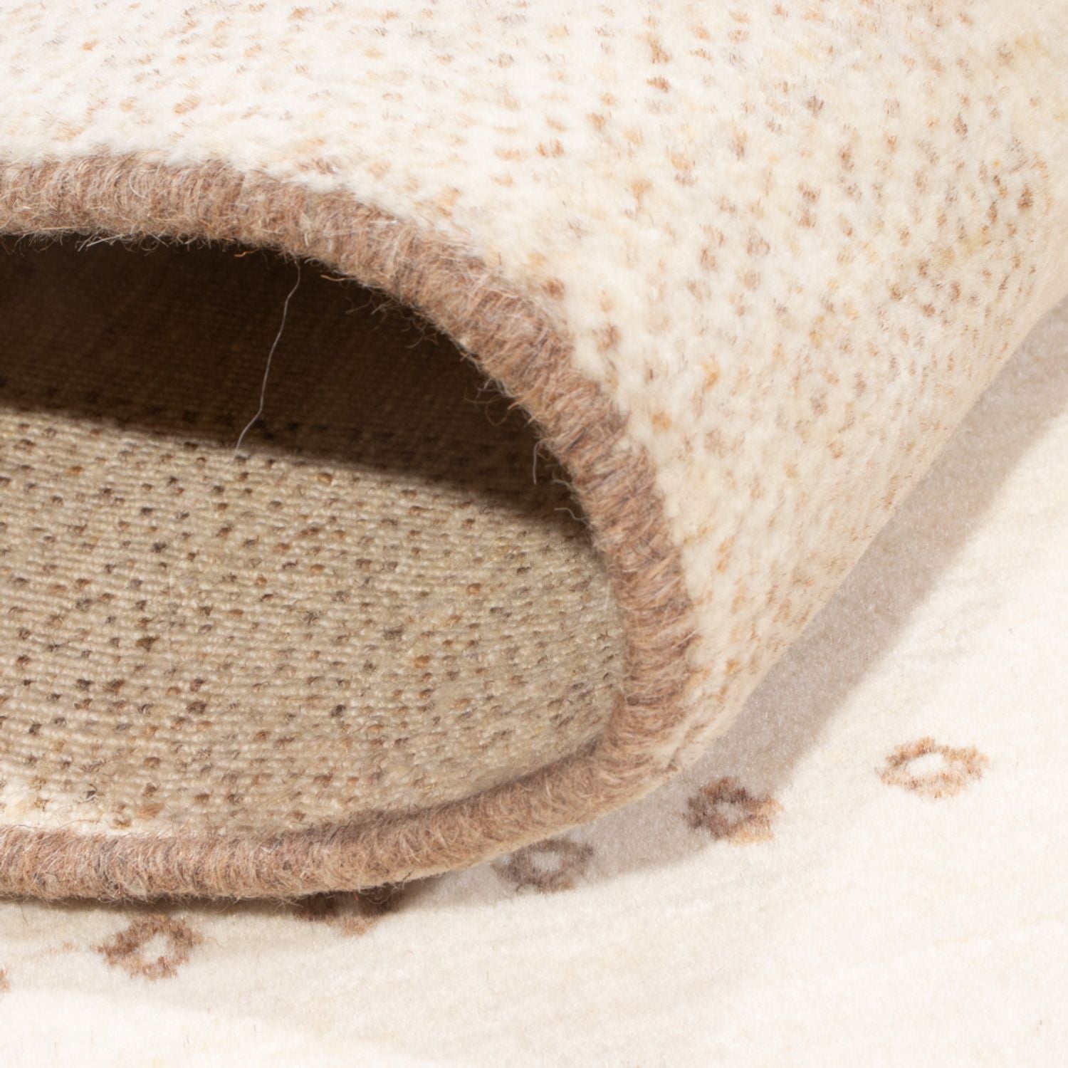 Gabbeh-tæppe - Persisk - 151 x 100 cm - lys beige