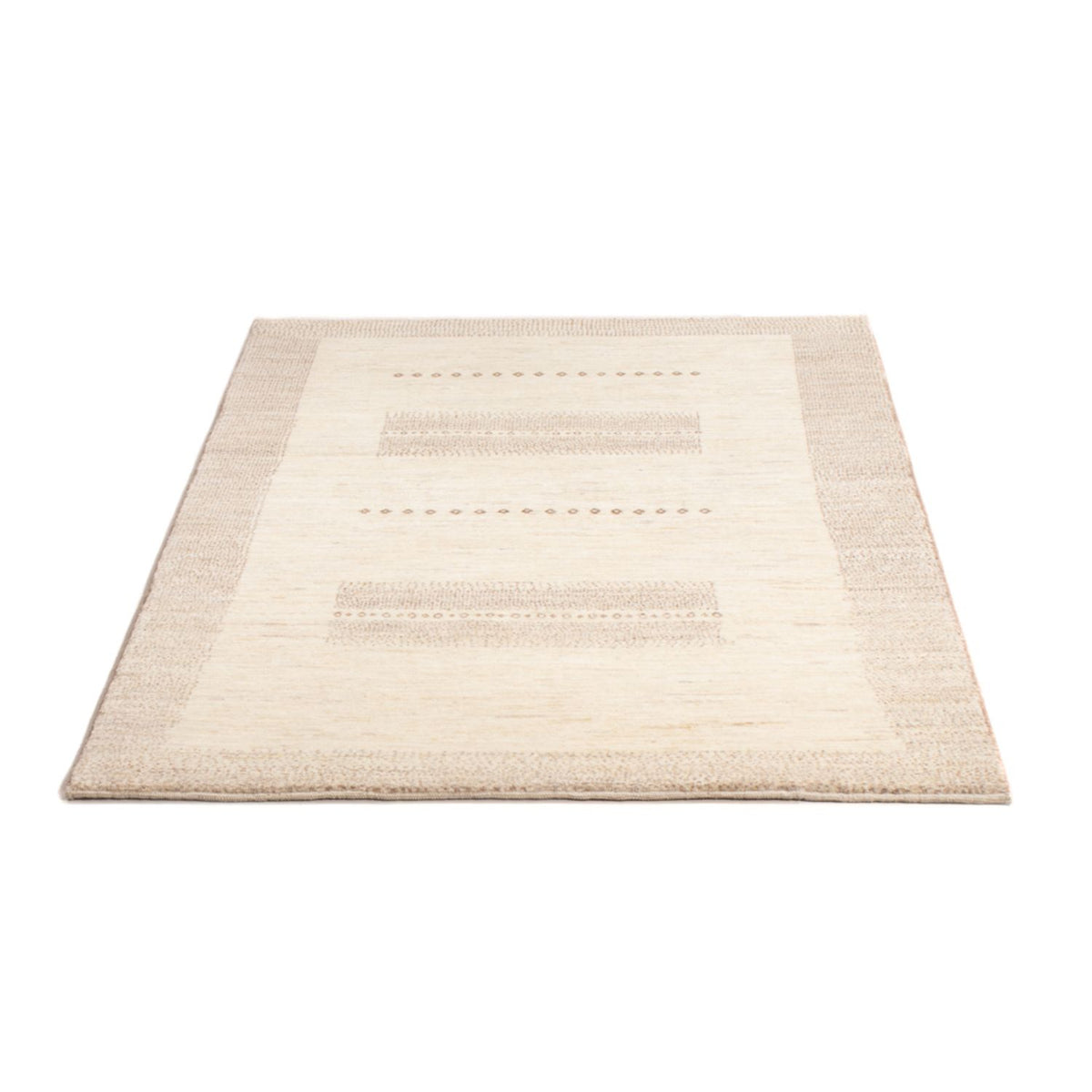 Gabbeh-tæppe - Persisk - 151 x 100 cm - lys beige