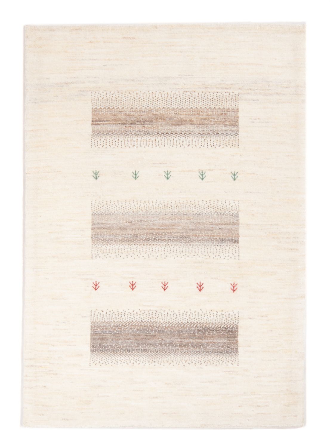 Gabbeh-tæppe - Persisk - 147 x 100 cm - lys beige