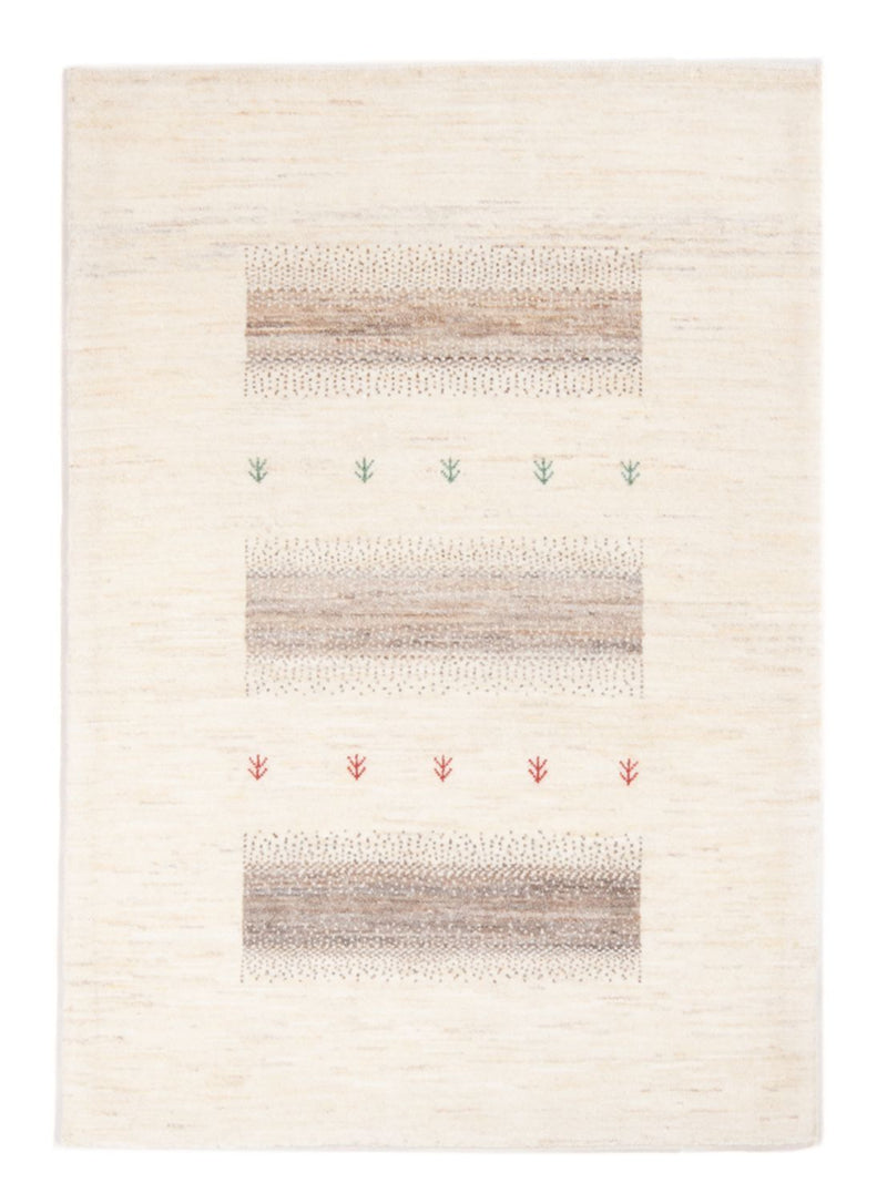 Gabbeh-tæppe - Persisk - 147 x 100 cm - lys beige