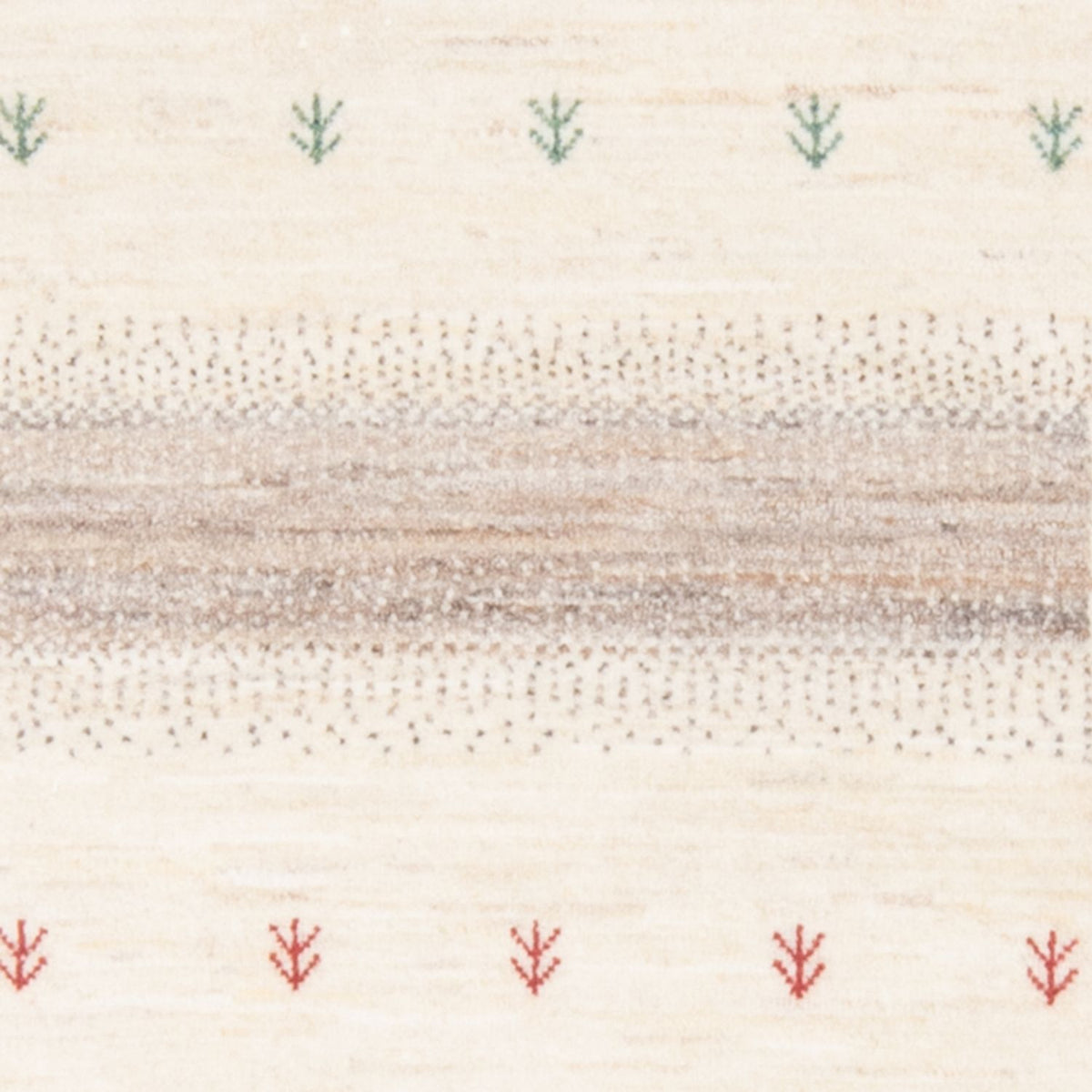 Gabbeh-tæppe - Persisk - 147 x 100 cm - lys beige