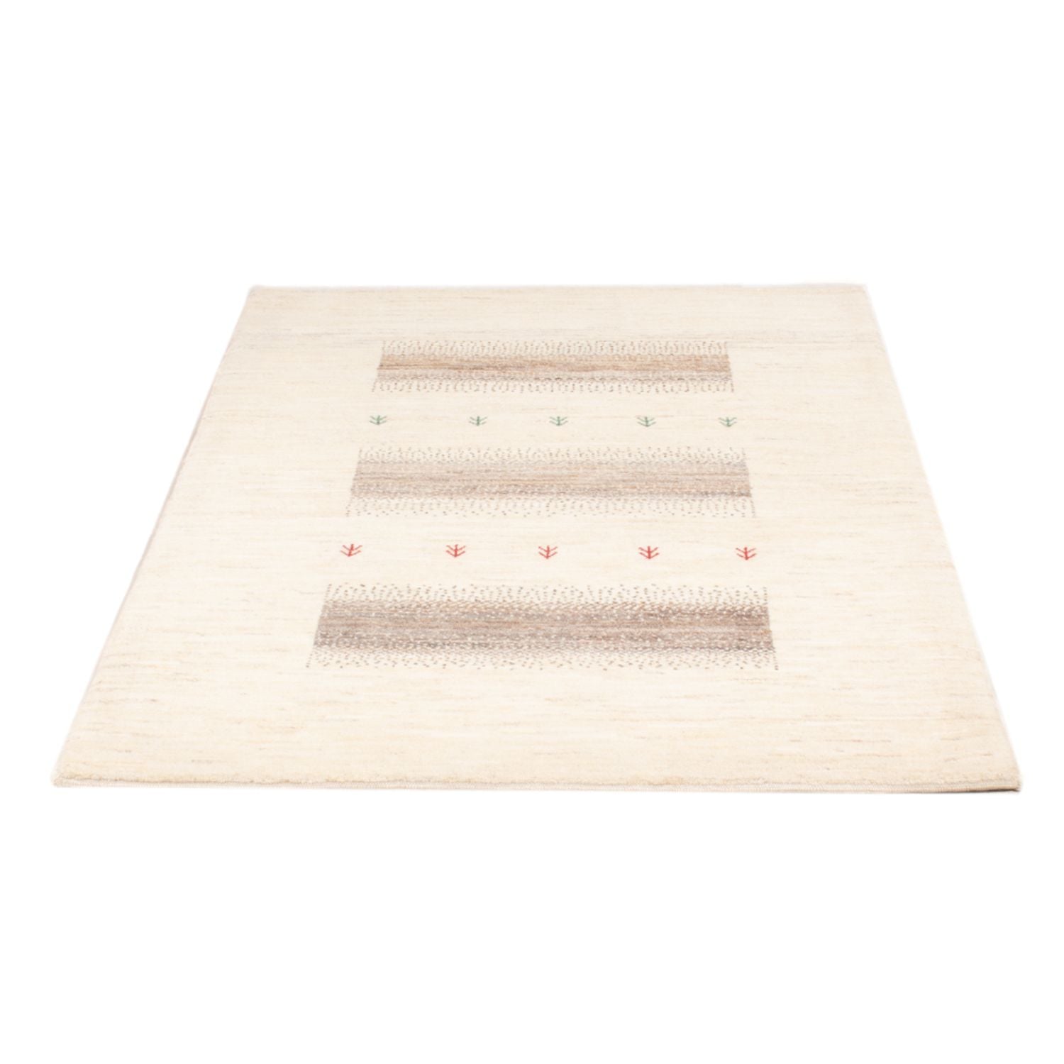 Gabbeh-tæppe - Persisk - 147 x 100 cm - lys beige