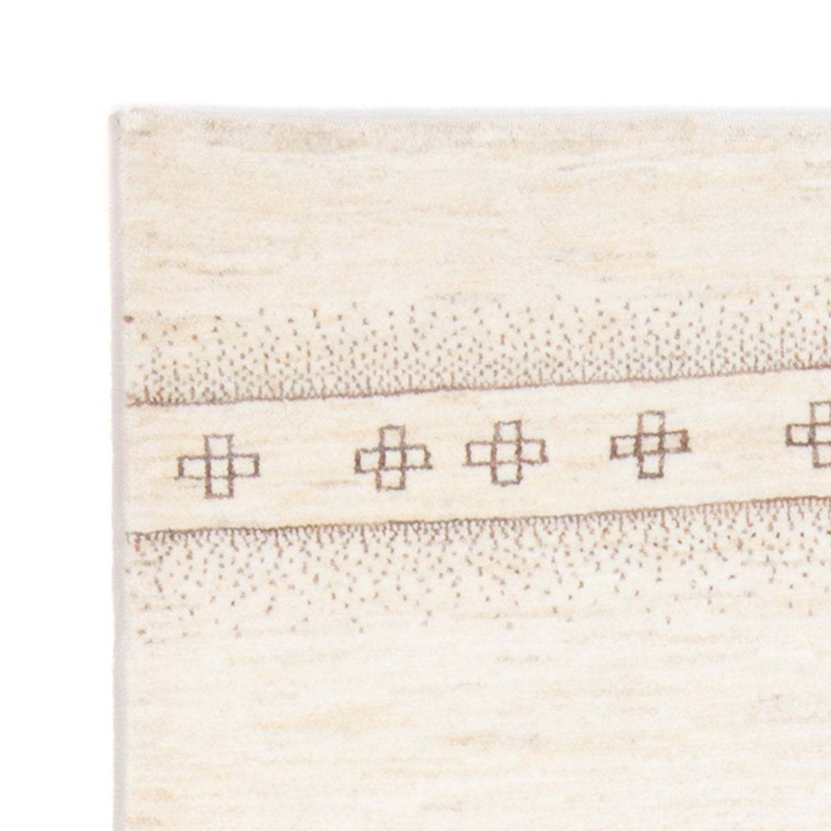 Gabbeh-tæppe - Persisk - 144 x 103 cm - lys beige