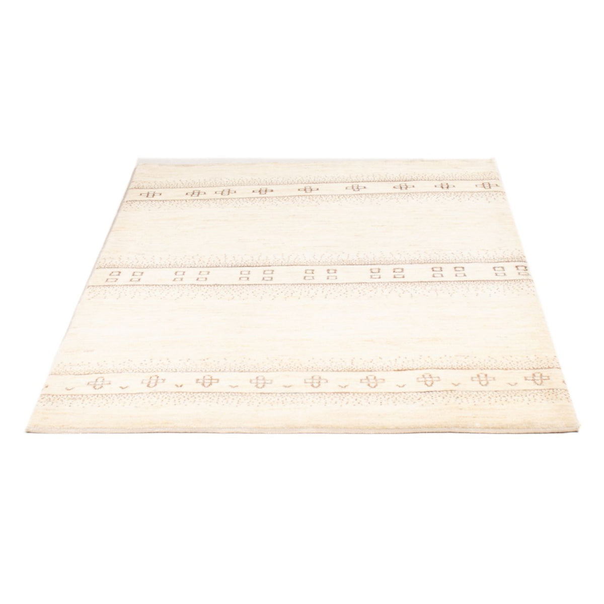 Gabbeh-tæppe - Persisk - 144 x 103 cm - lys beige