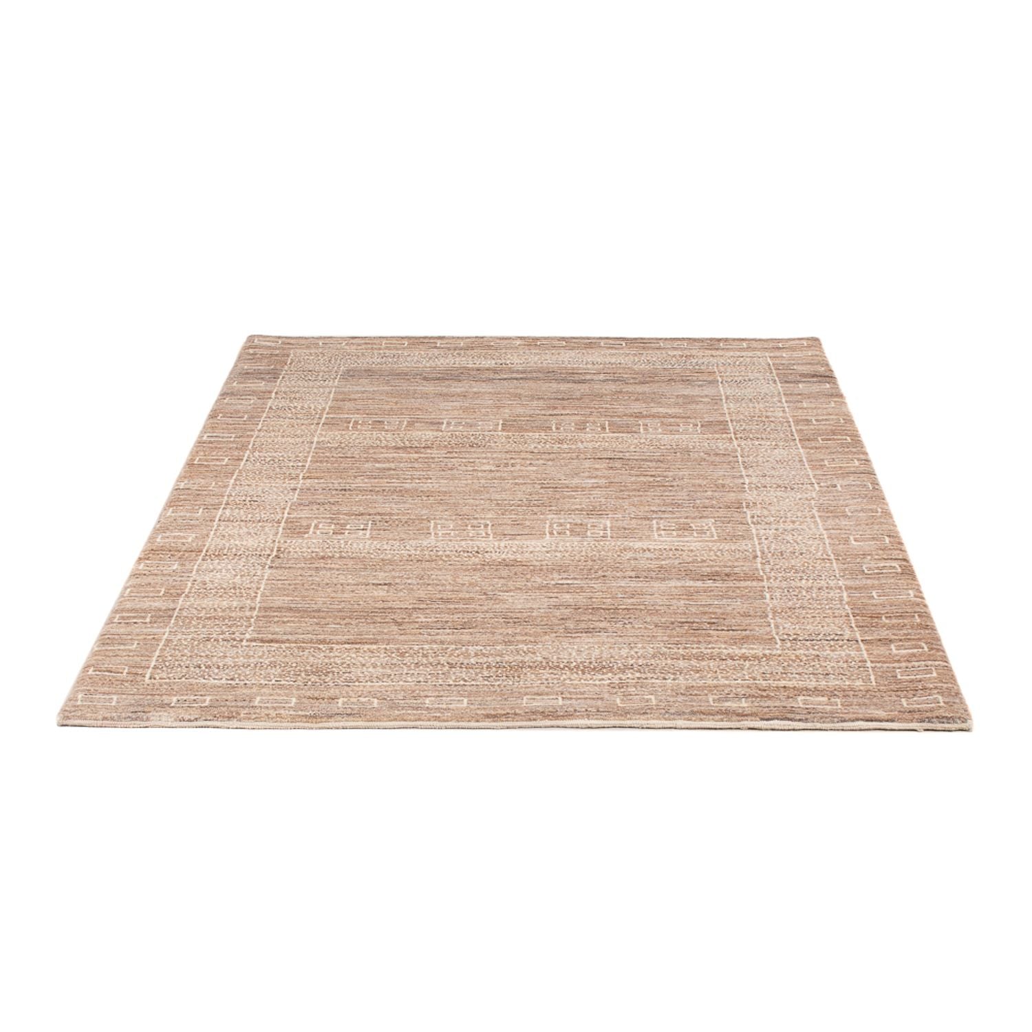 Gabbeh-tæppe - Persisk - 170 x 121 cm - mørk beige