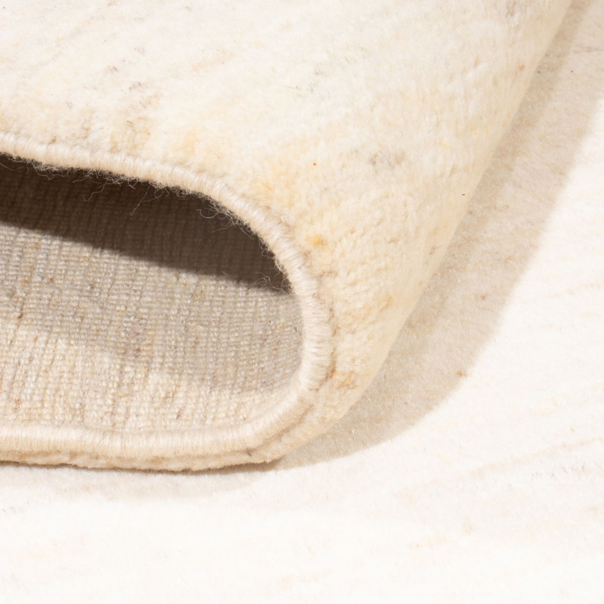 Gabbeh-tæppe - Persisk - 170 x 118 cm - lys beige