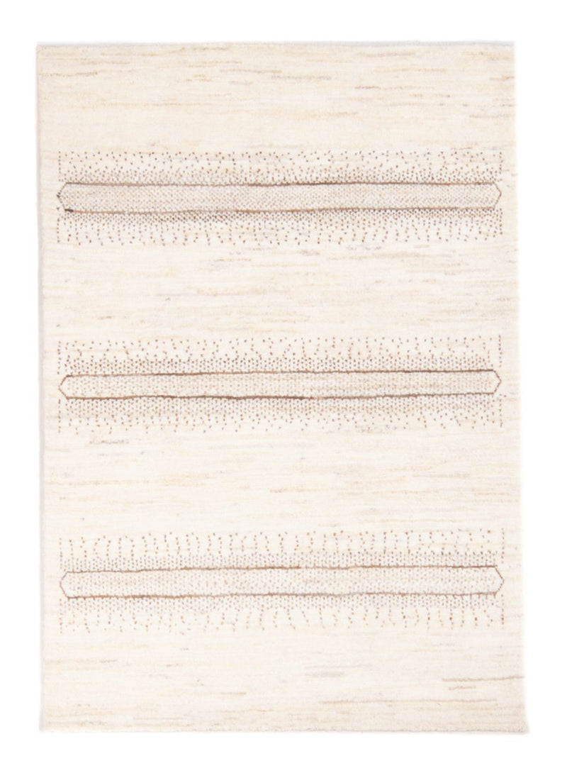Gabbeh-tæppe - Persisk - 145 x 96 cm - lys beige