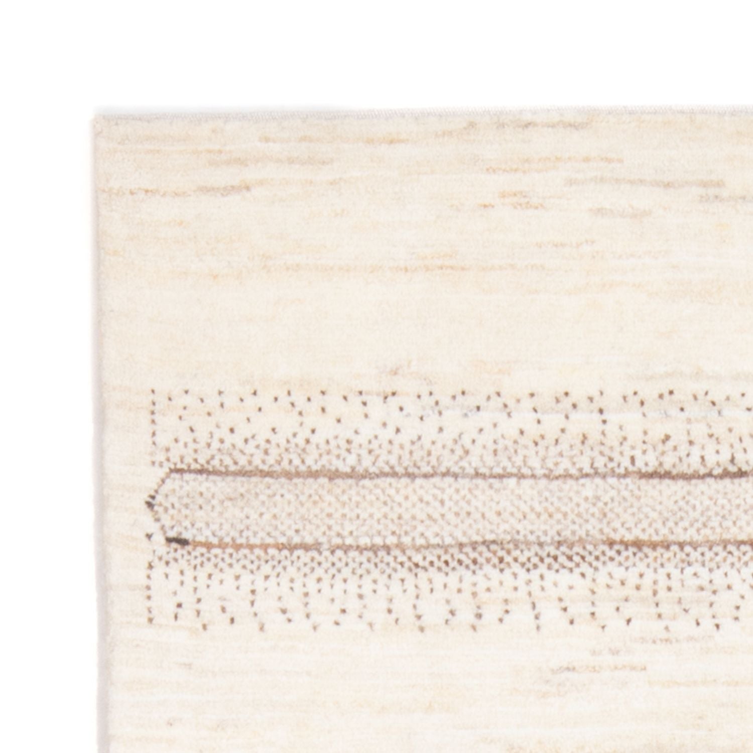 Gabbeh-tæppe - Persisk - 145 x 96 cm - lys beige