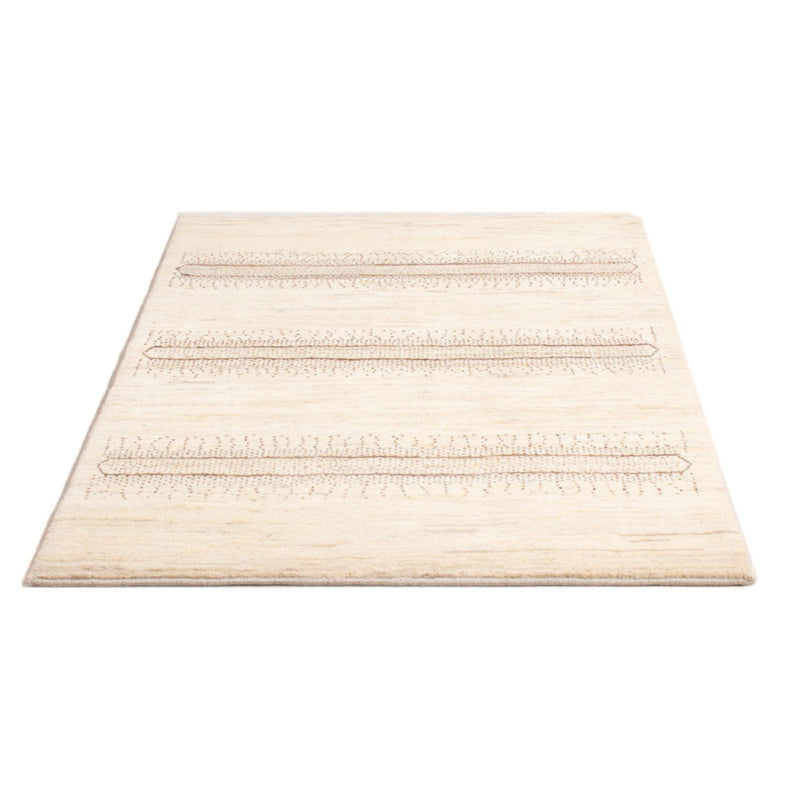 Gabbeh-tæppe - Persisk - 145 x 96 cm - lys beige