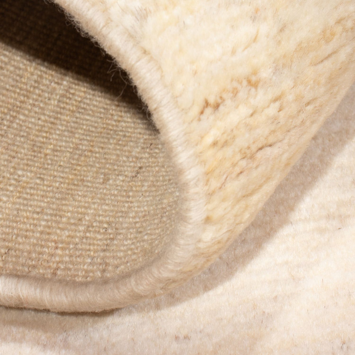 Gabbeh-tæppe - Persisk - 150 x 96 cm - lys beige