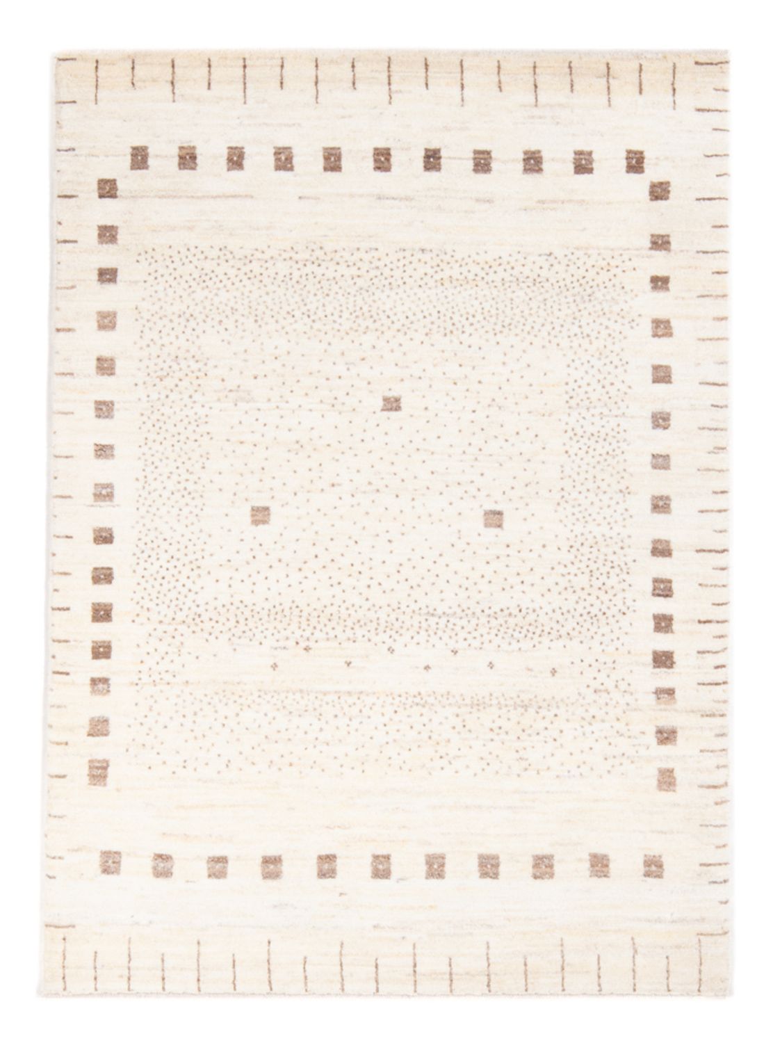 Gabbeh-tæppe - Persisk - 155 x 98 cm - lys beige