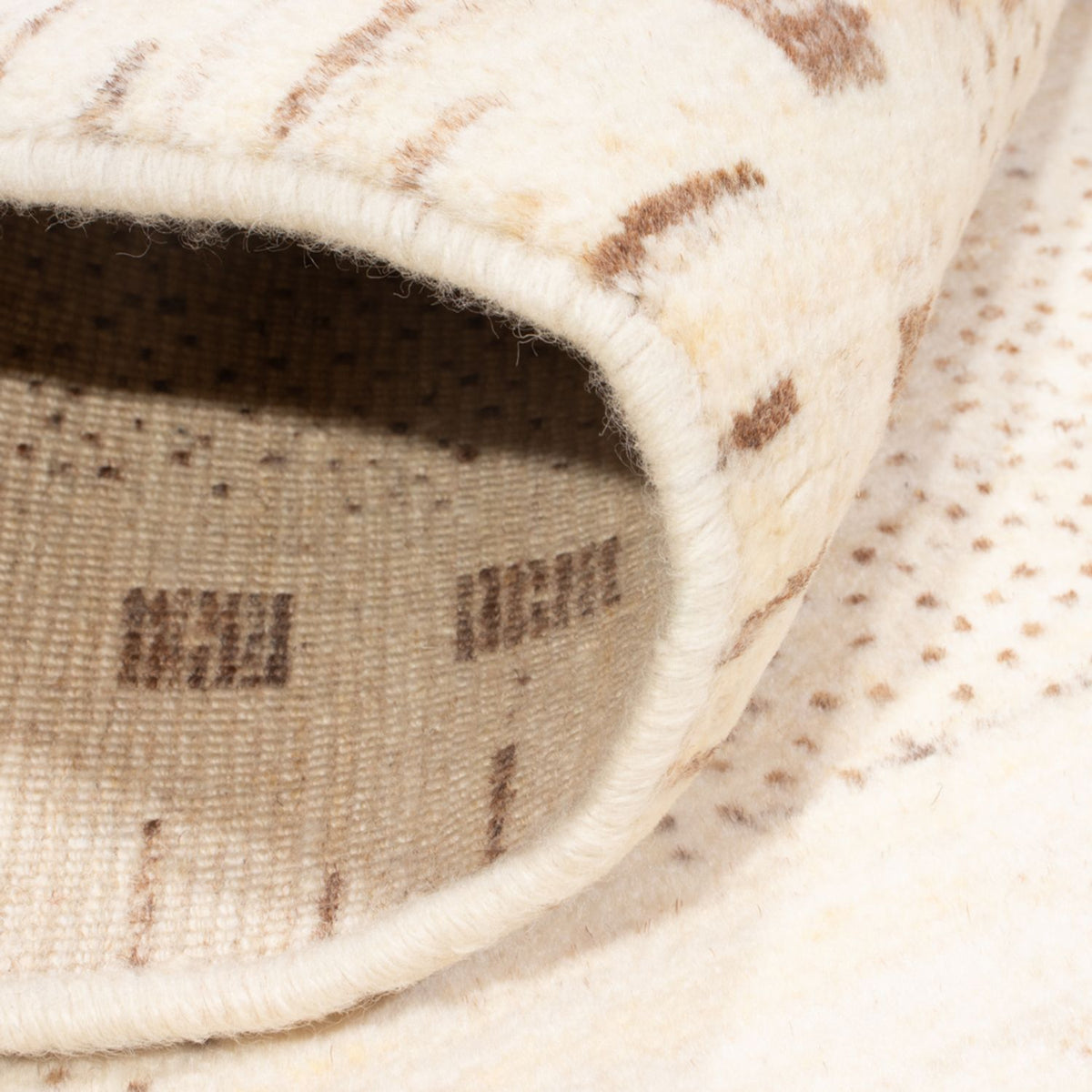 Gabbeh-tæppe - Persisk - 155 x 98 cm - lys beige