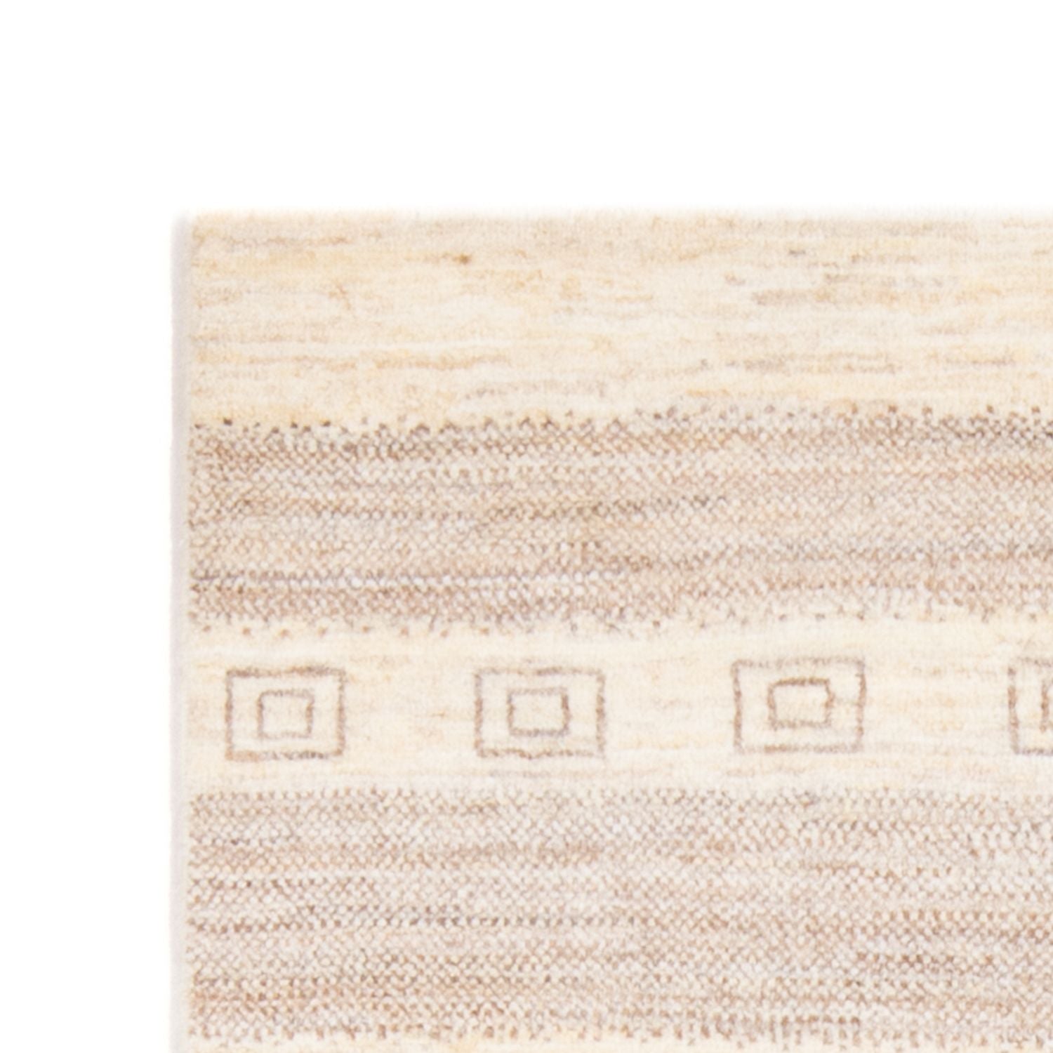 Gabbeh-tæppe - Persisk - 151 x 100 cm - lys beige