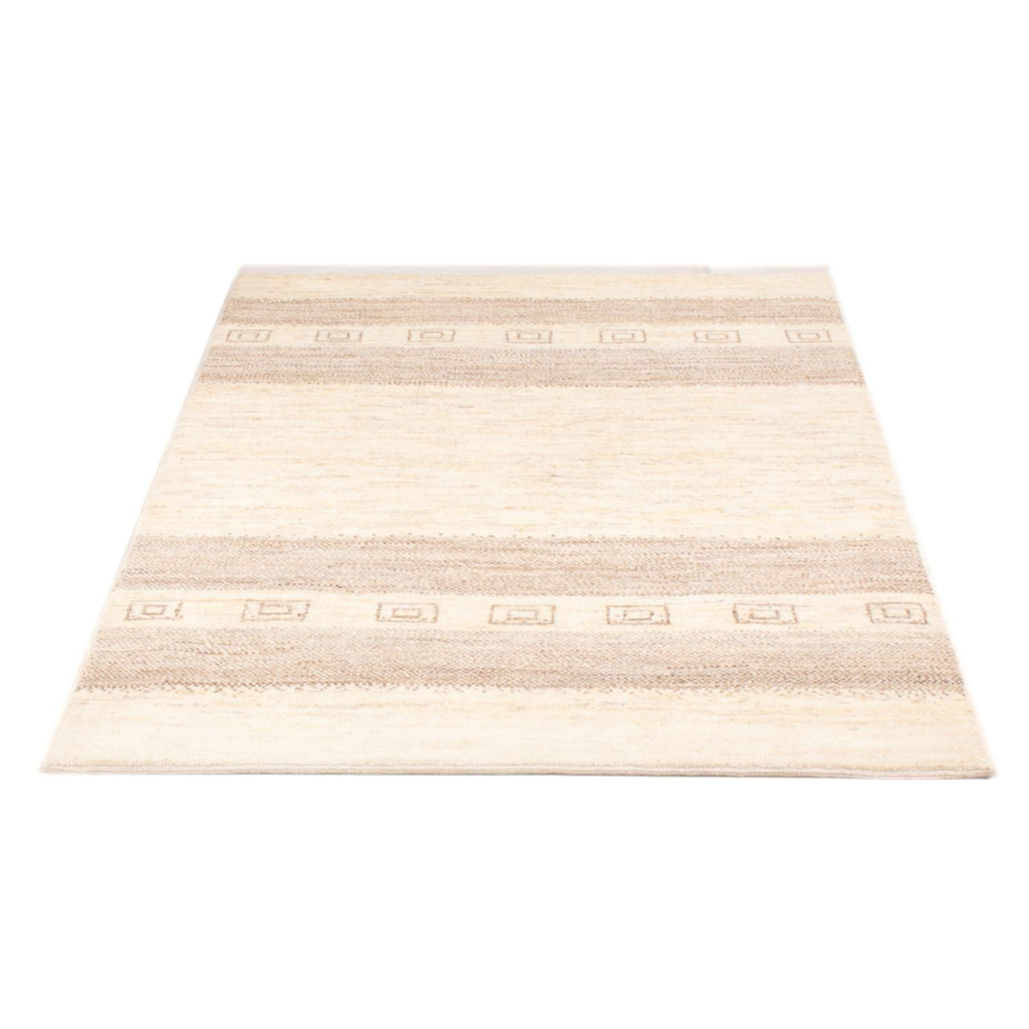 Gabbeh-tæppe - Persisk - 151 x 100 cm - lys beige
