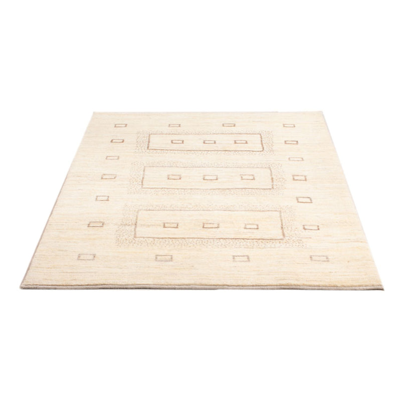 Gabbeh-tæppe - Persisk - 148 x 102 cm - lys beige