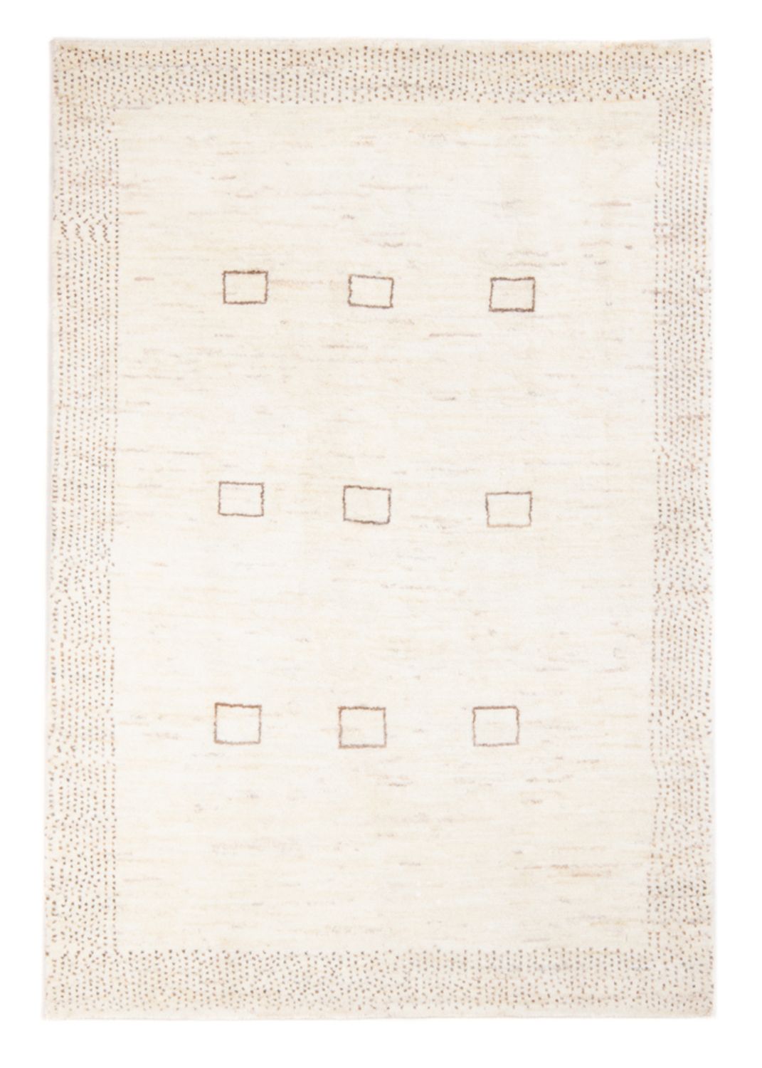 Gabbeh-tæppe - Persisk - 157 x 95 cm - lys beige