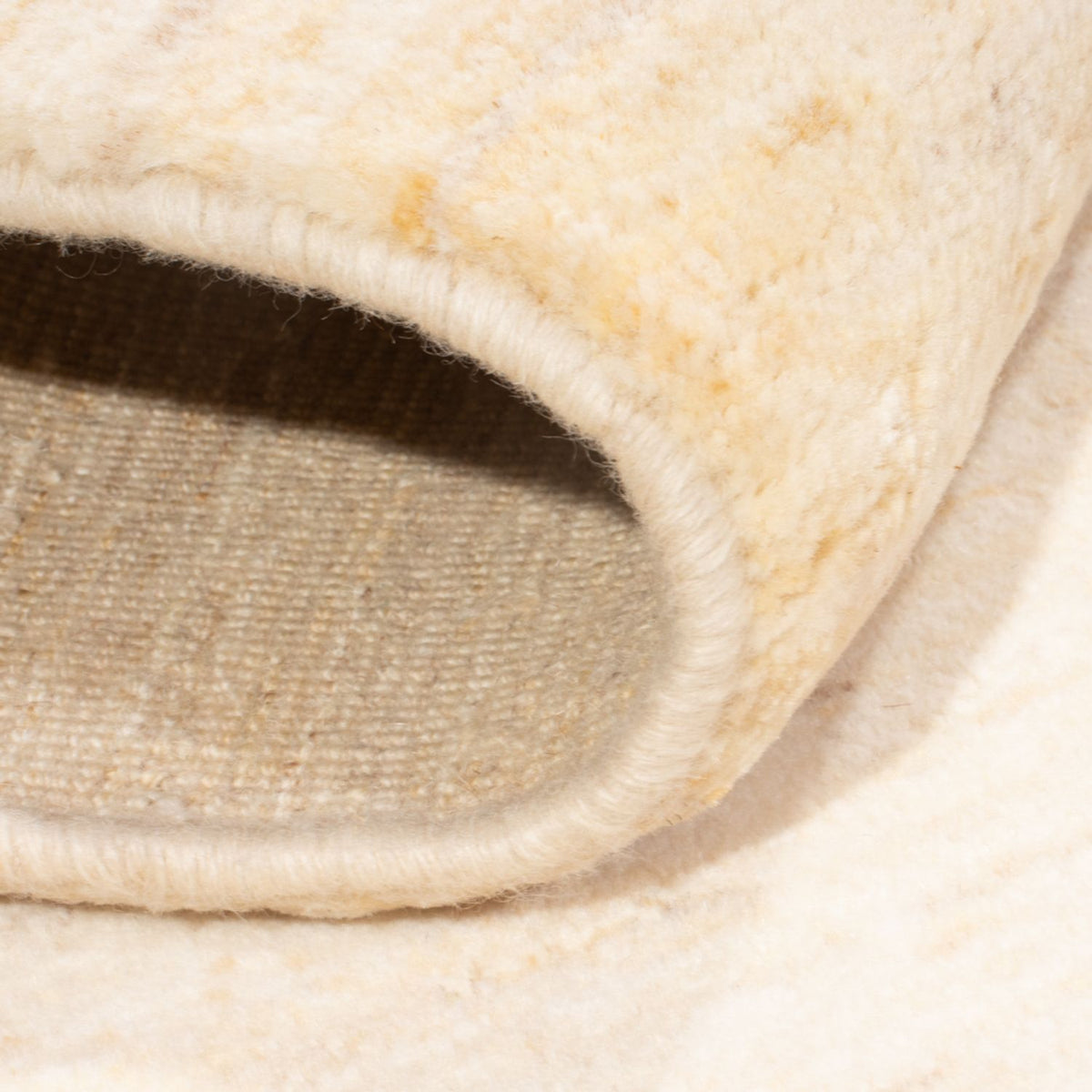 Gabbeh-tæppe - Persisk - 155 x 105 cm - lys beige