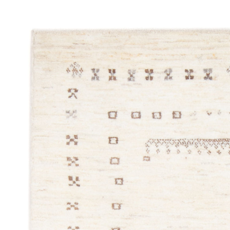 Gabbeh-tæppe - Persisk - 144 x 97 cm - lys beige