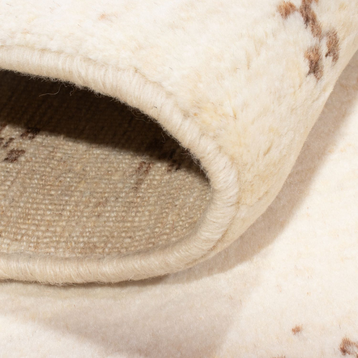 Gabbeh-tæppe - Persisk - 144 x 97 cm - lys beige