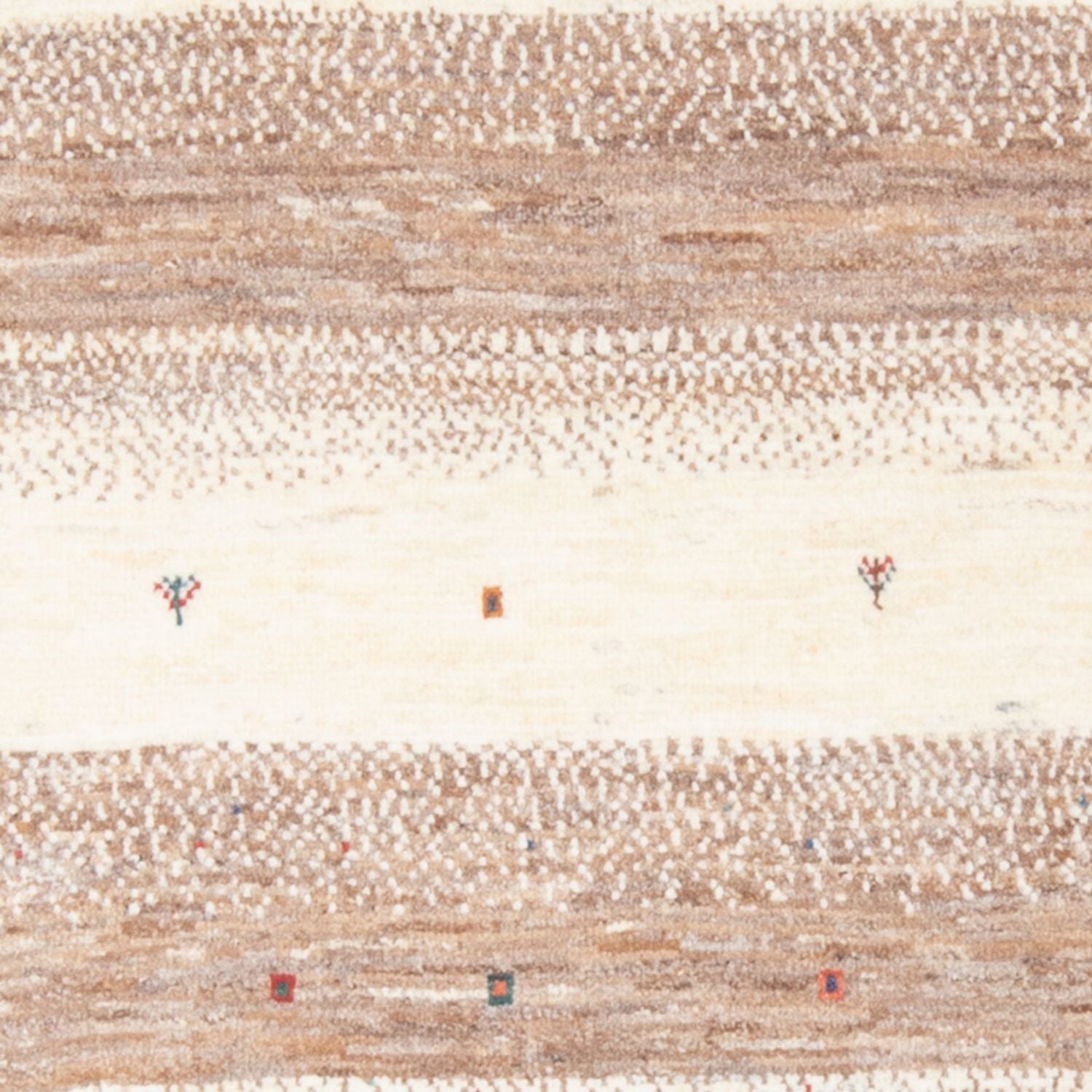 Gabbeh-tæppe - Persisk - 143 x 97 cm - flerfarvet