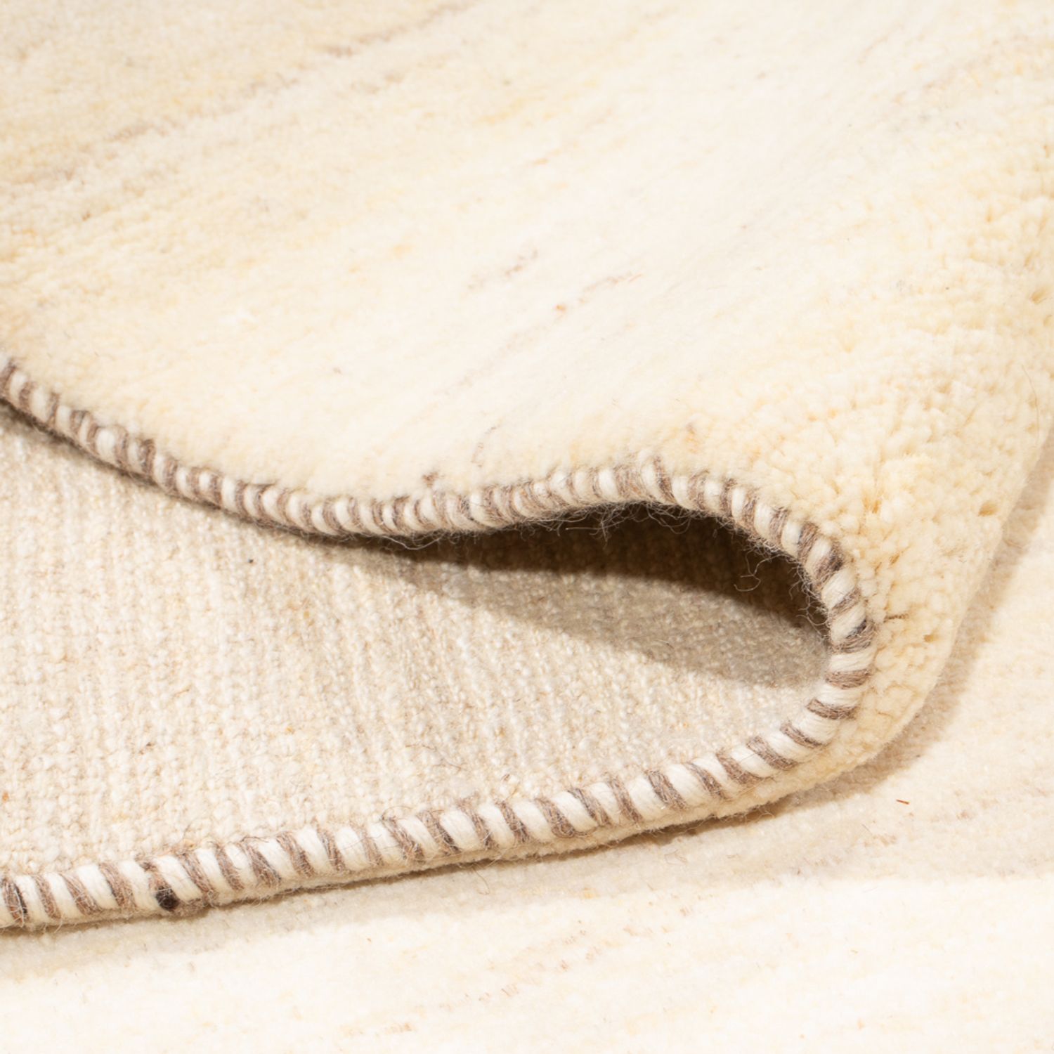 Gabbeh-tæppe - Persisk - 282 x 248 cm - lys beige