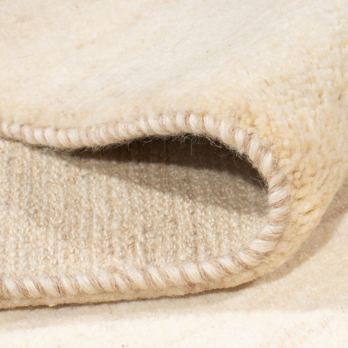 Gabbeh-tæppe - Persisk - 238 x 166 cm - lys beige