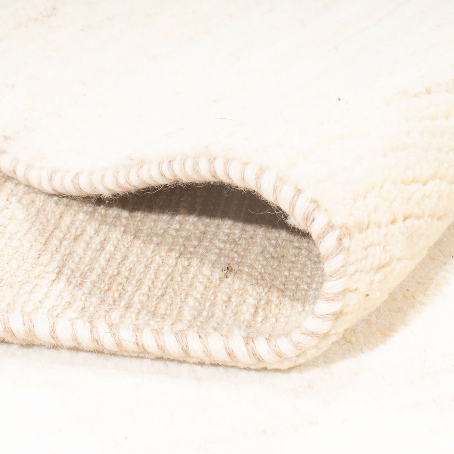 Gabbeh-tæppe - Persisk - 190 x 148 cm - beige