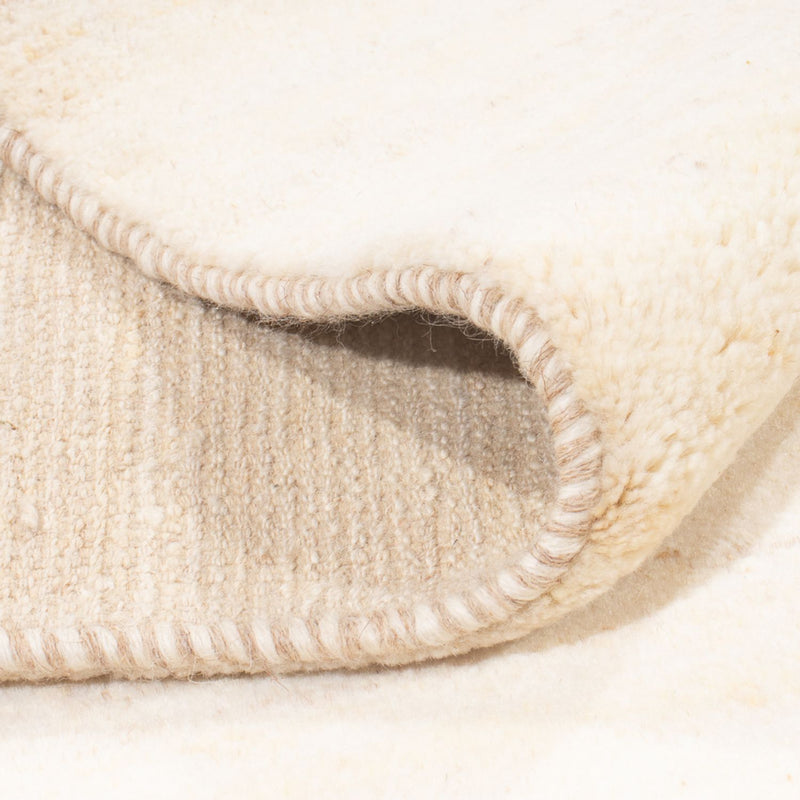 Gabbeh-tæppe - Persisk - 193 x 152 cm - lys beige