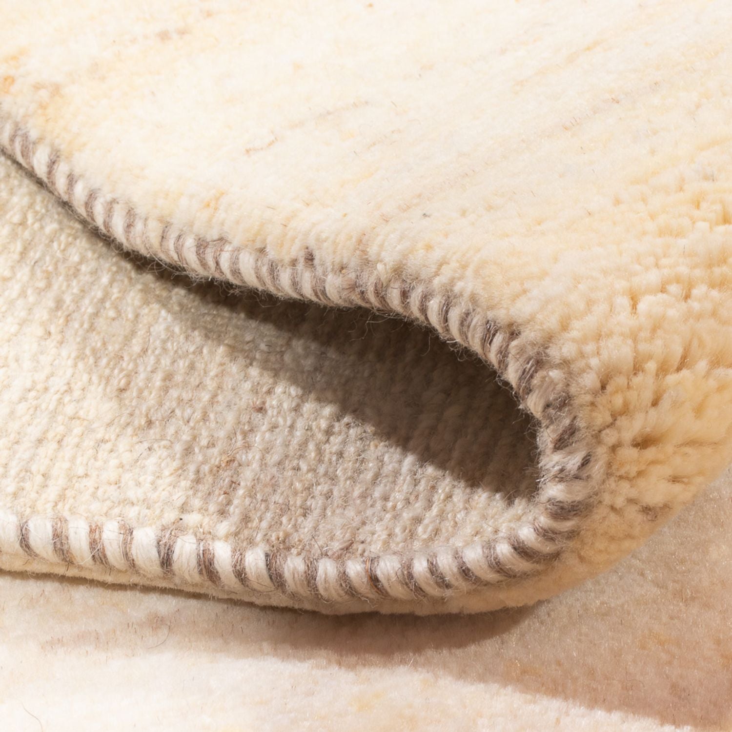 Gabbeh-tæppe - Persisk - 94 x 61 cm - beige
