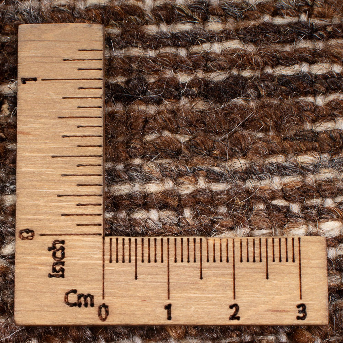 Gabbeh-tæppe - Persisk - 192 x 160 cm - mørkebrun