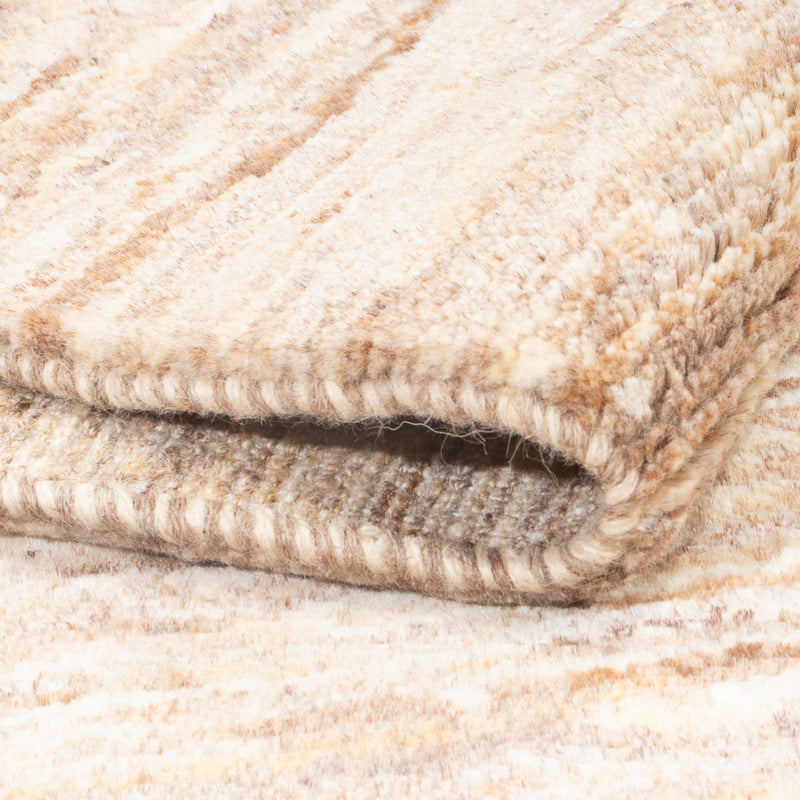 Gabbeh-tæppe - Persisk - 136 x 97 cm - mørk beige