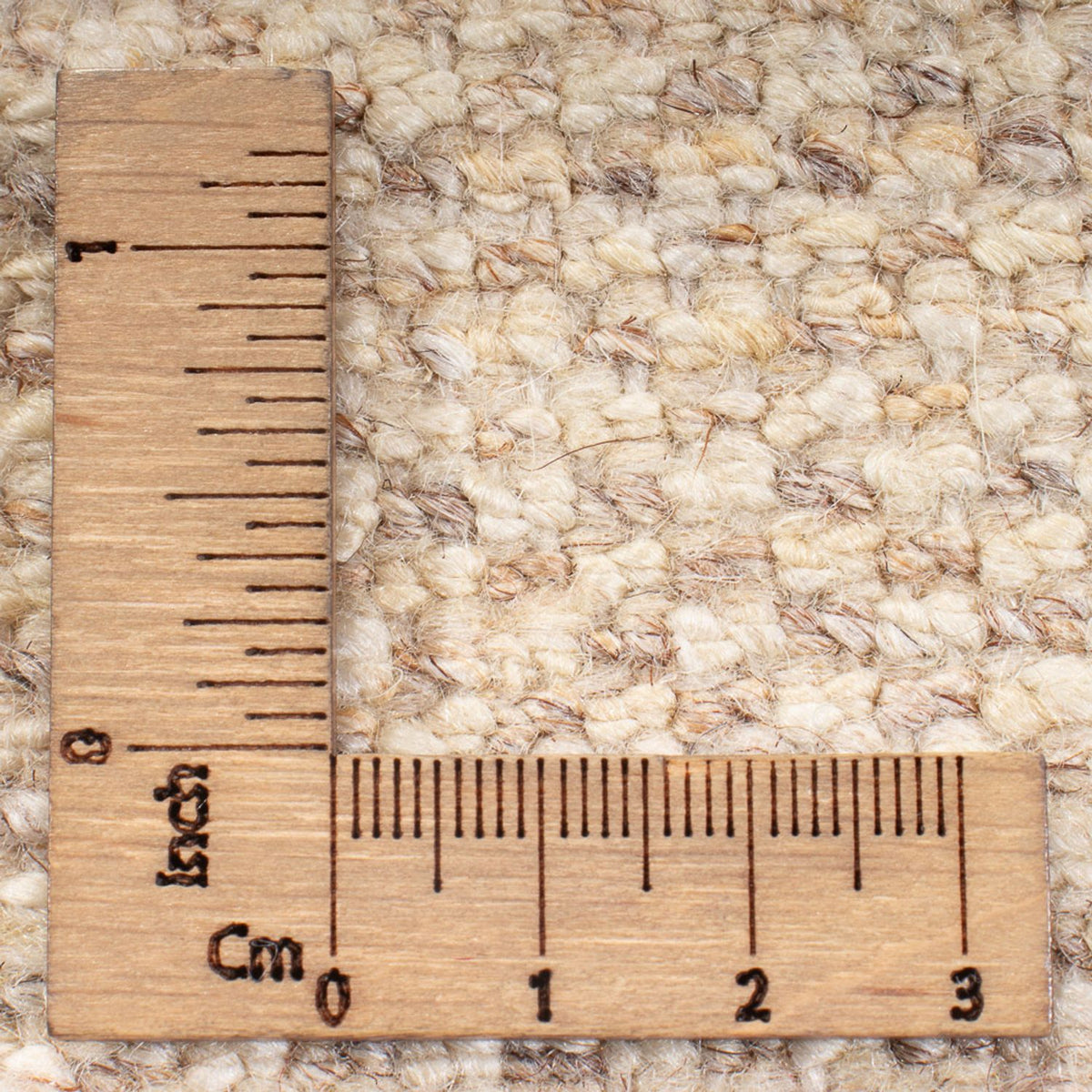 Gabbeh-tæppe - Persisk - 206 x 151 cm - lys beige