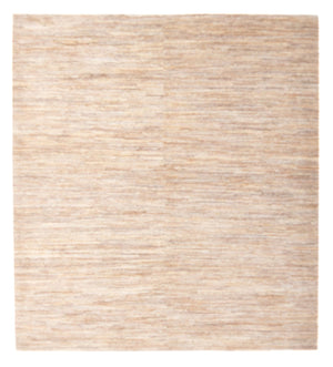 Gabbeh-tæppe - Persisk firkantet  - 184 x 158 cm - lys beige