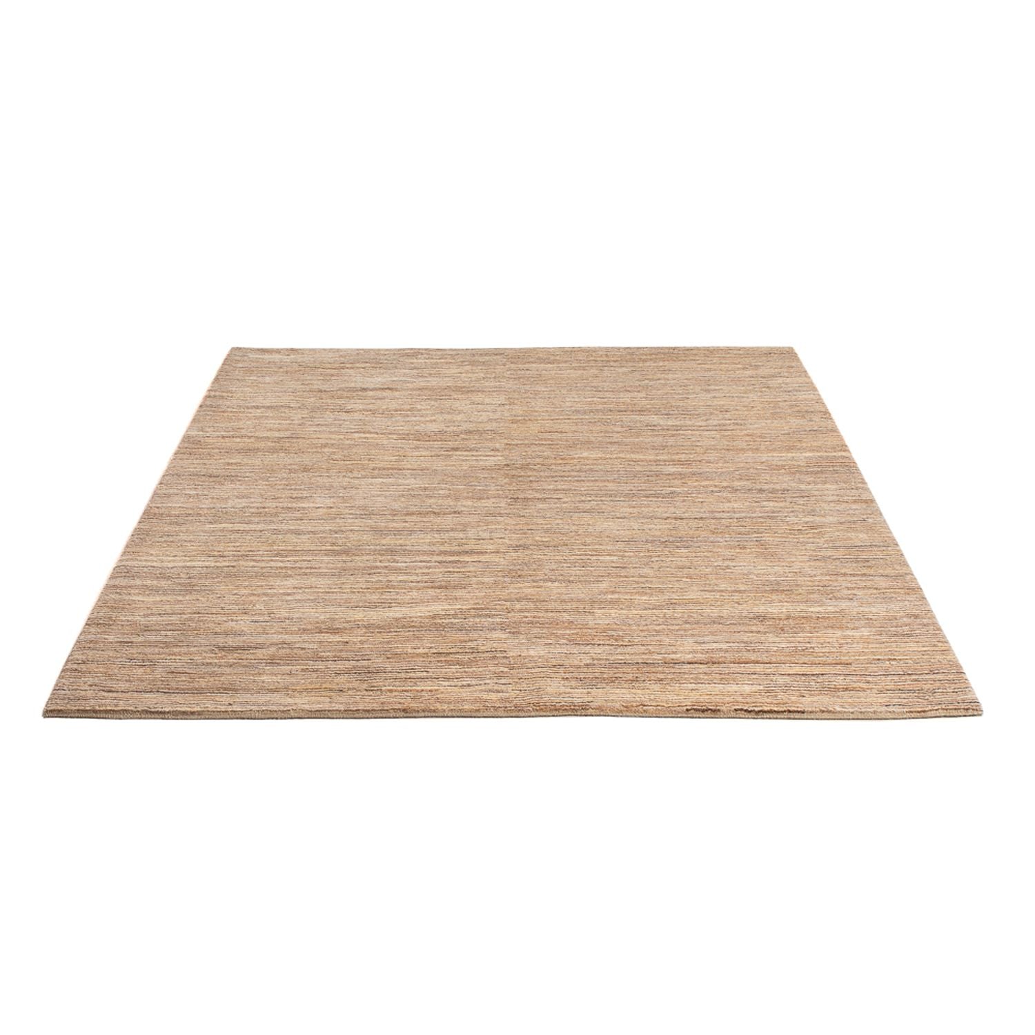 Gabbeh-tæppe - Persisk firkantet  - 184 x 158 cm - lys beige