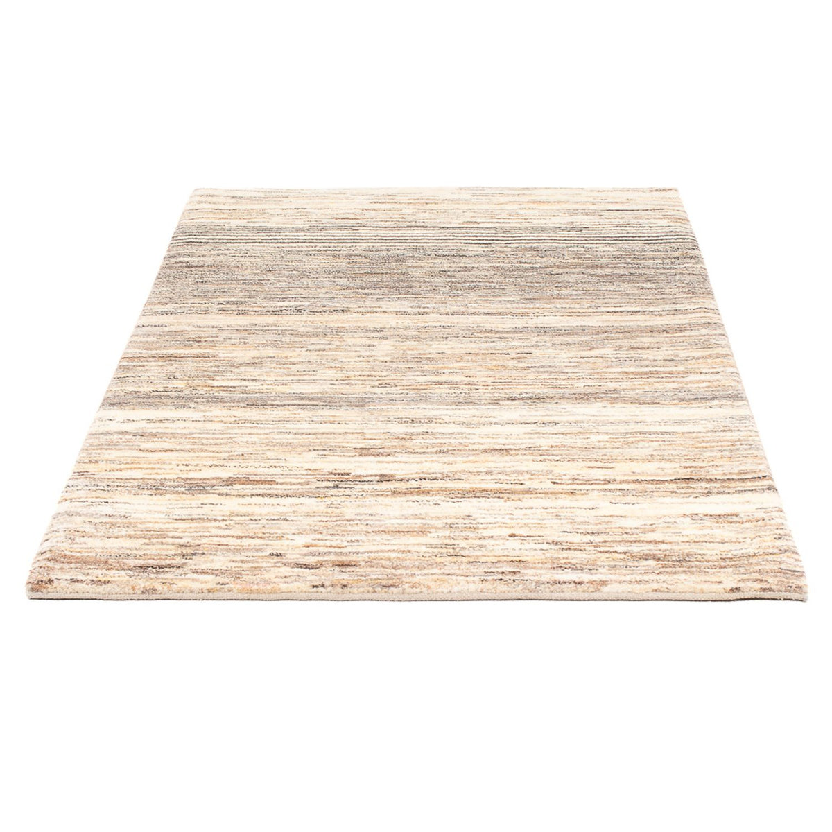Gabbeh-tæppe - Persisk - 140 x 97 cm - mørk beige