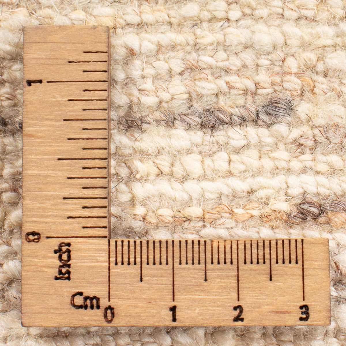 Gabbeh-tæppe - Persisk - 140 x 97 cm - mørk beige