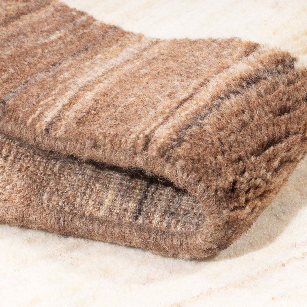 Løber Gabbeh-tæppe - Persisk - 225 x 84 cm - natur