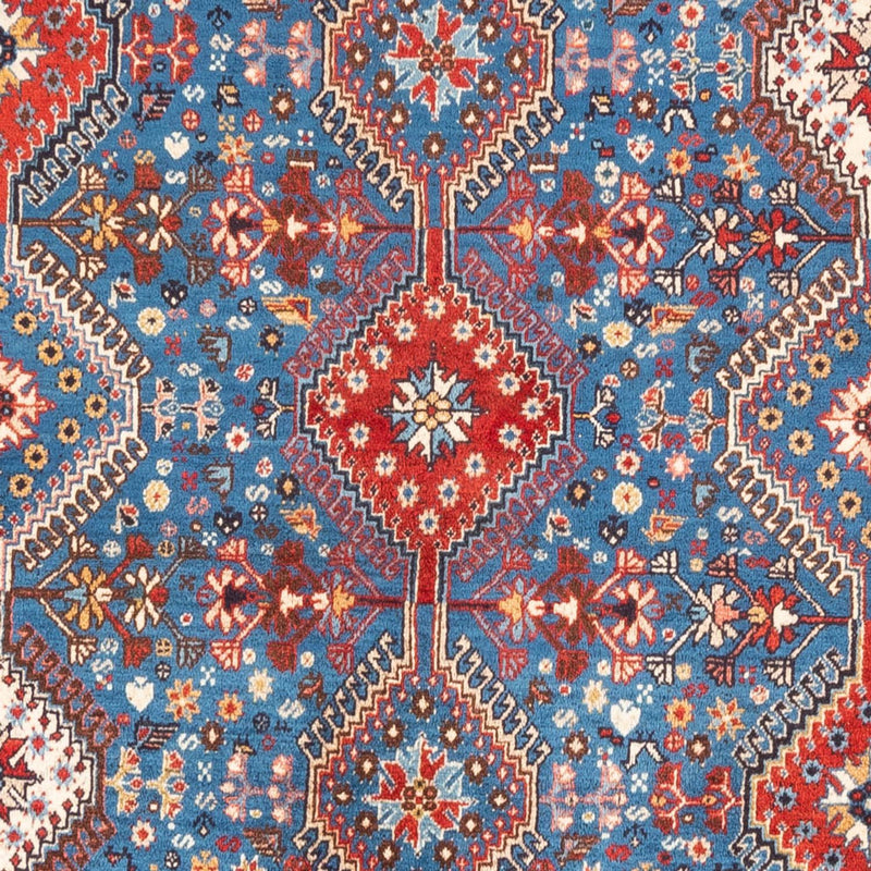 Gabbeh-tæppe - Persisk - 242 x 198 cm - blå