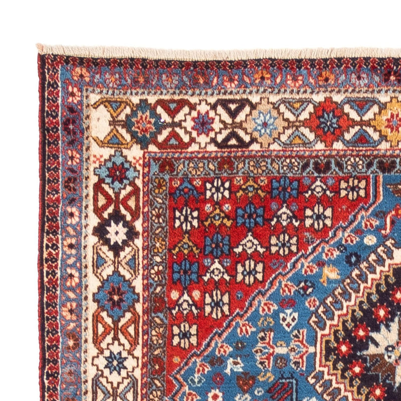 Gabbeh-tæppe - Persisk - 242 x 198 cm - blå