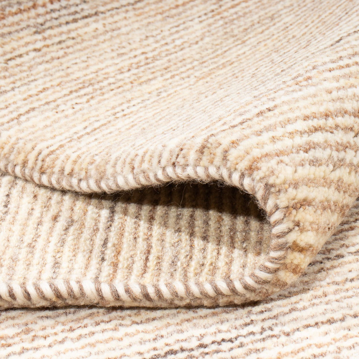 Gabbeh-tæppe - Persisk - 253 x 168 cm - lys beige